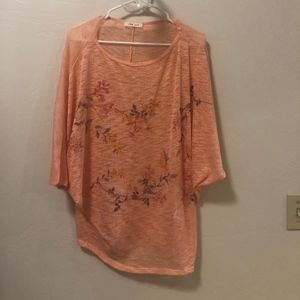 Peach blouse